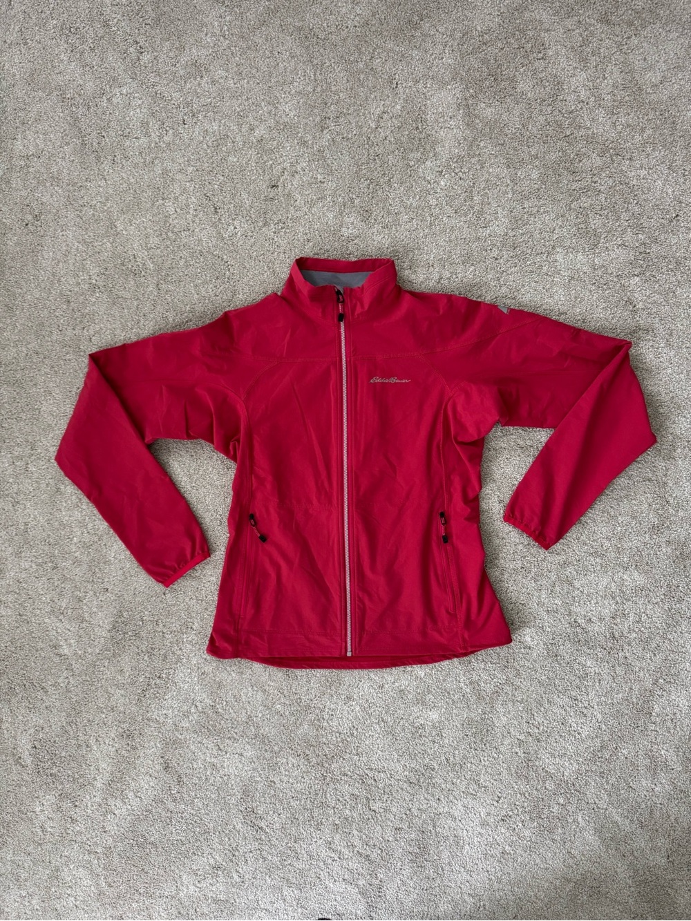 Eddie Bauer Women's Pink Full-Zip Lightweight Jacket